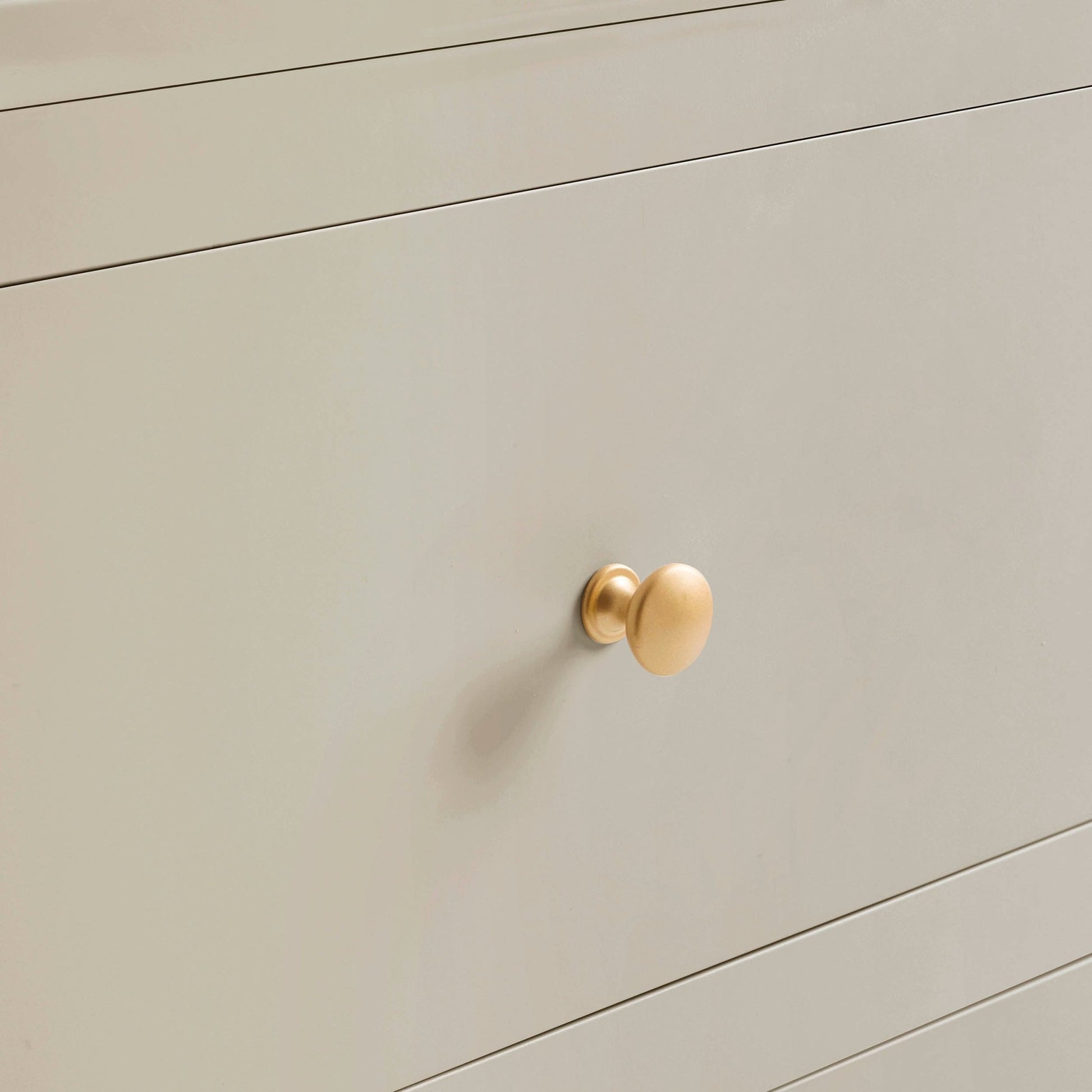 Poppy 2 Drawer Bedside Table - Cream - DUSK