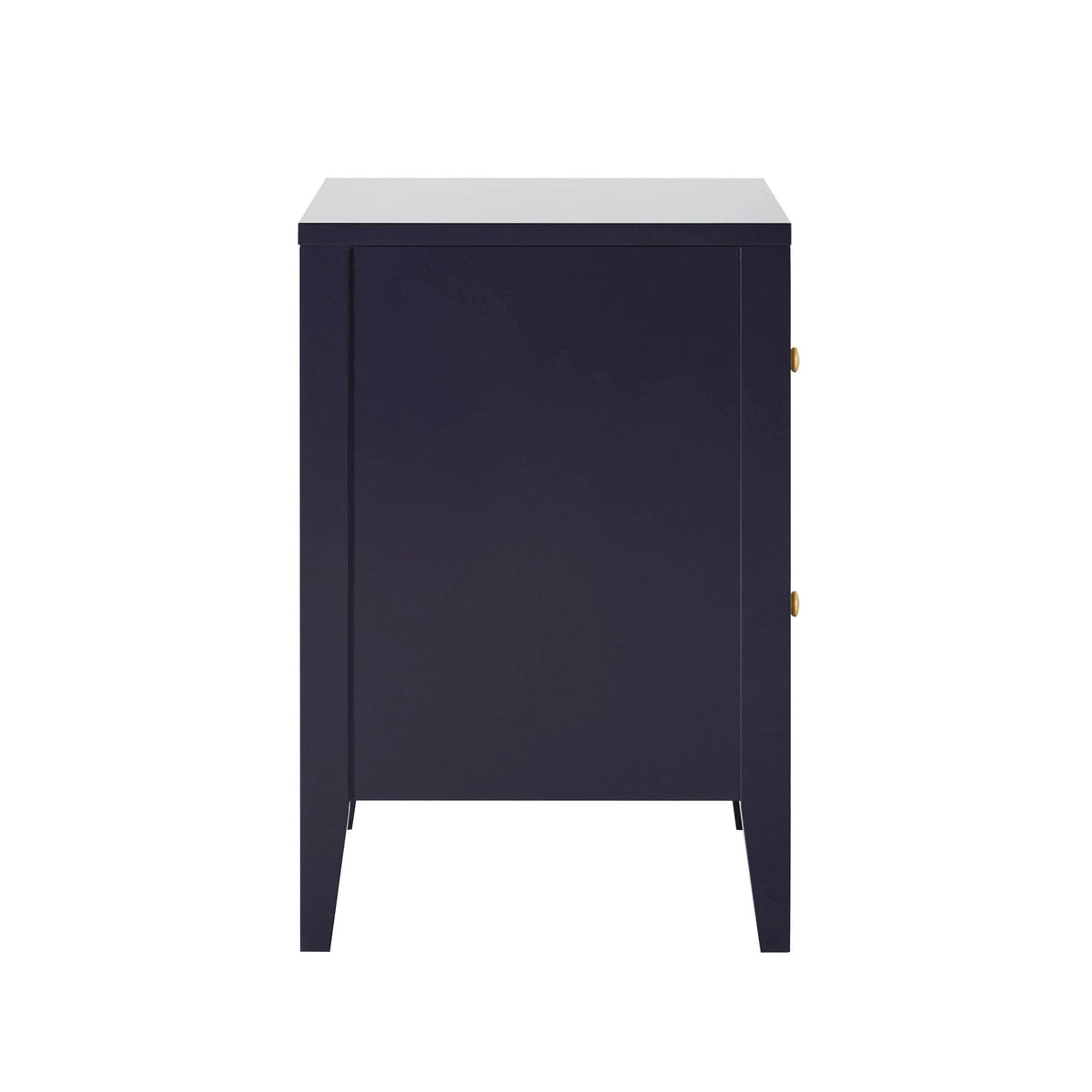 Poppy 2 Drawer Bedside Table - Midnight - DUSK