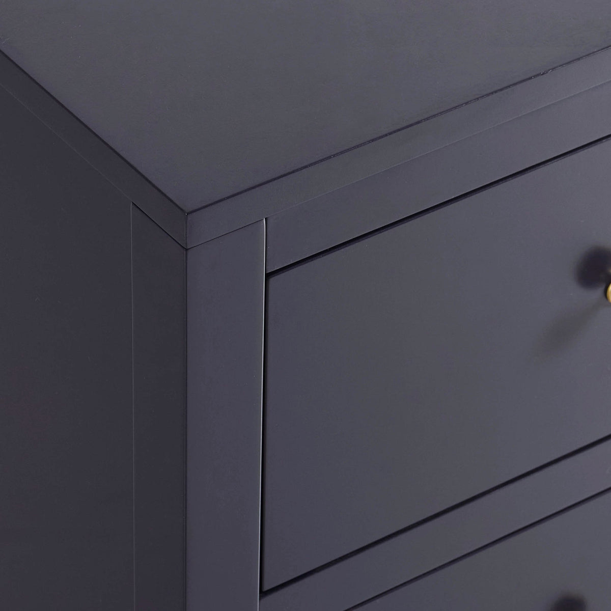 Poppy 2 Drawer Bedside Table - Midnight - DUSK