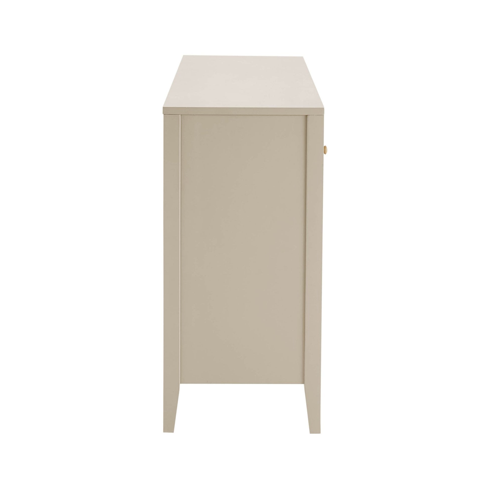 Poppy 3 Door Sideboard with Drawers - Cream - DUSK