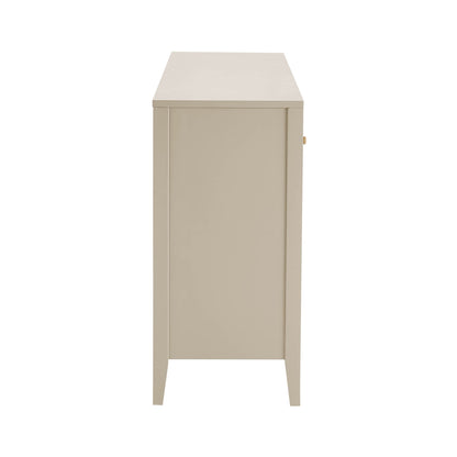 Poppy 3 Door Sideboard with Drawers - Cream - DUSK