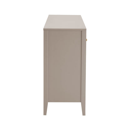 Poppy 3 Door Sideboard with Drawers - Taupe - DUSK