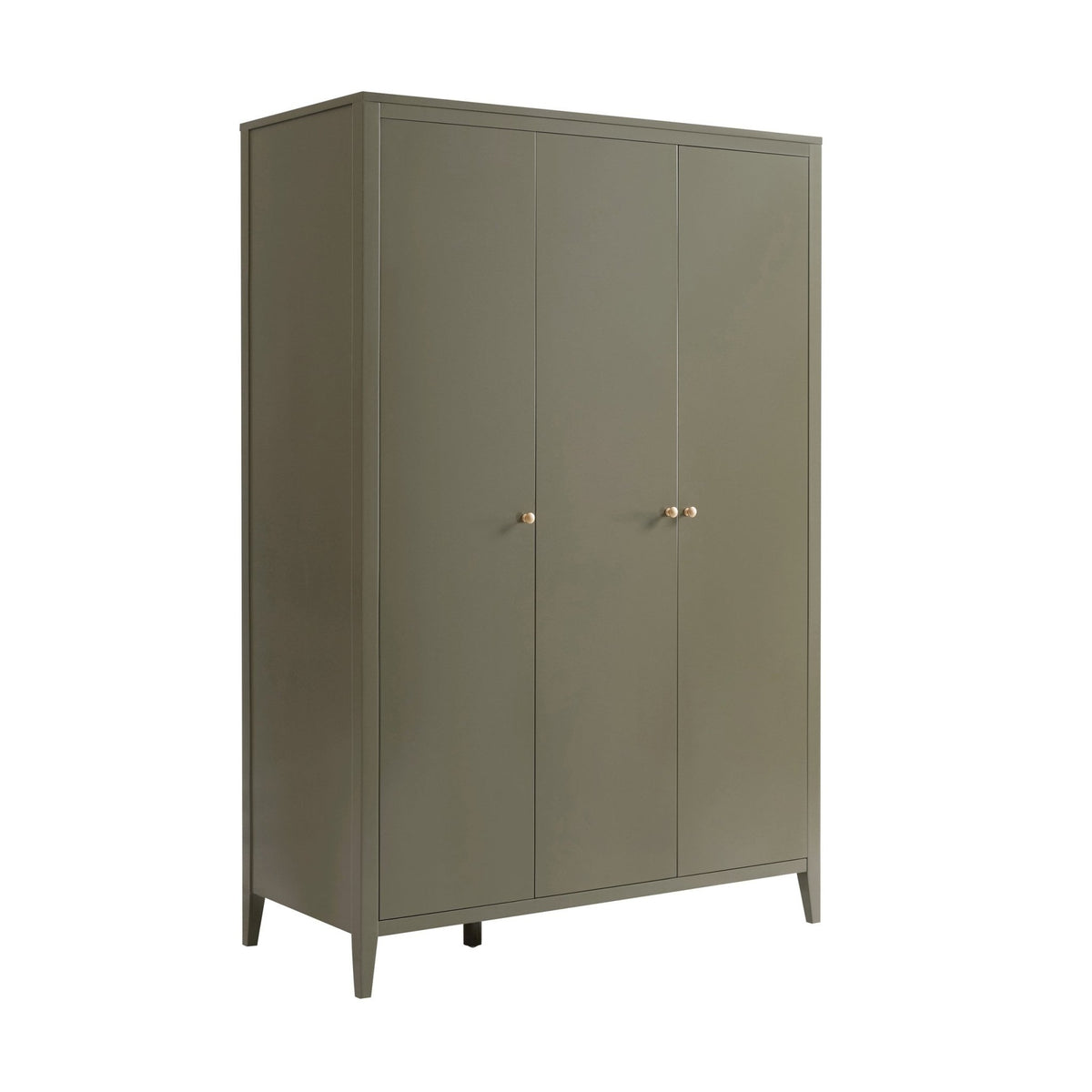 Poppy 3 Door Wardrobe - Muted Moss Green - DUSK