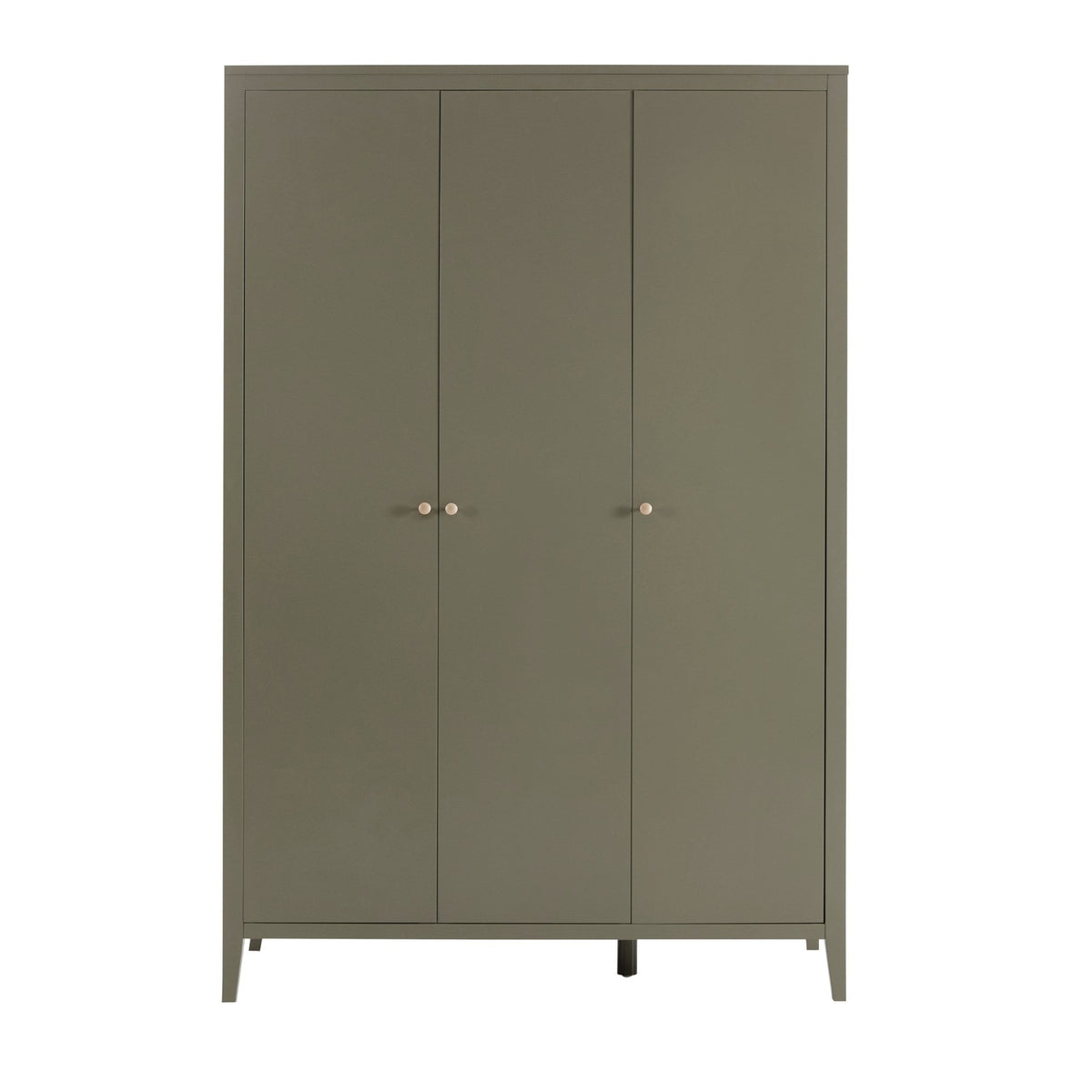 Poppy 3 Door Wardrobe - Muted Moss Green - DUSK