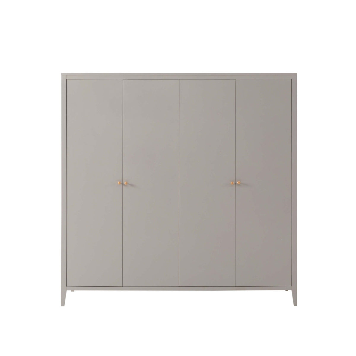 Poppy 4 Door Wardrobe - Taupe - DUSK