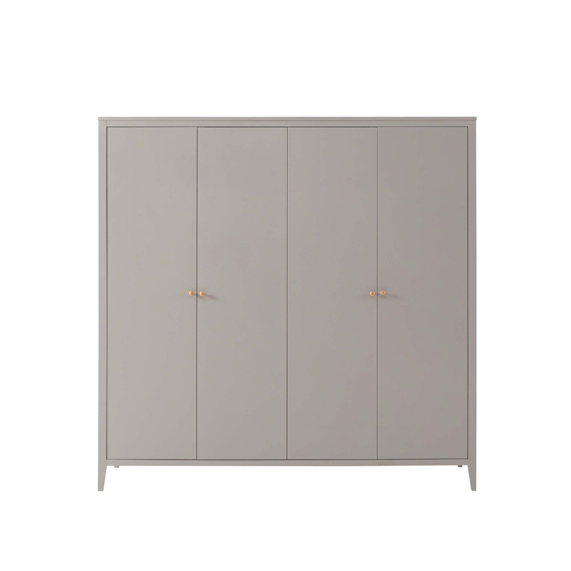Poppy 4 Door Wardrobe - Taupe - DUSK
