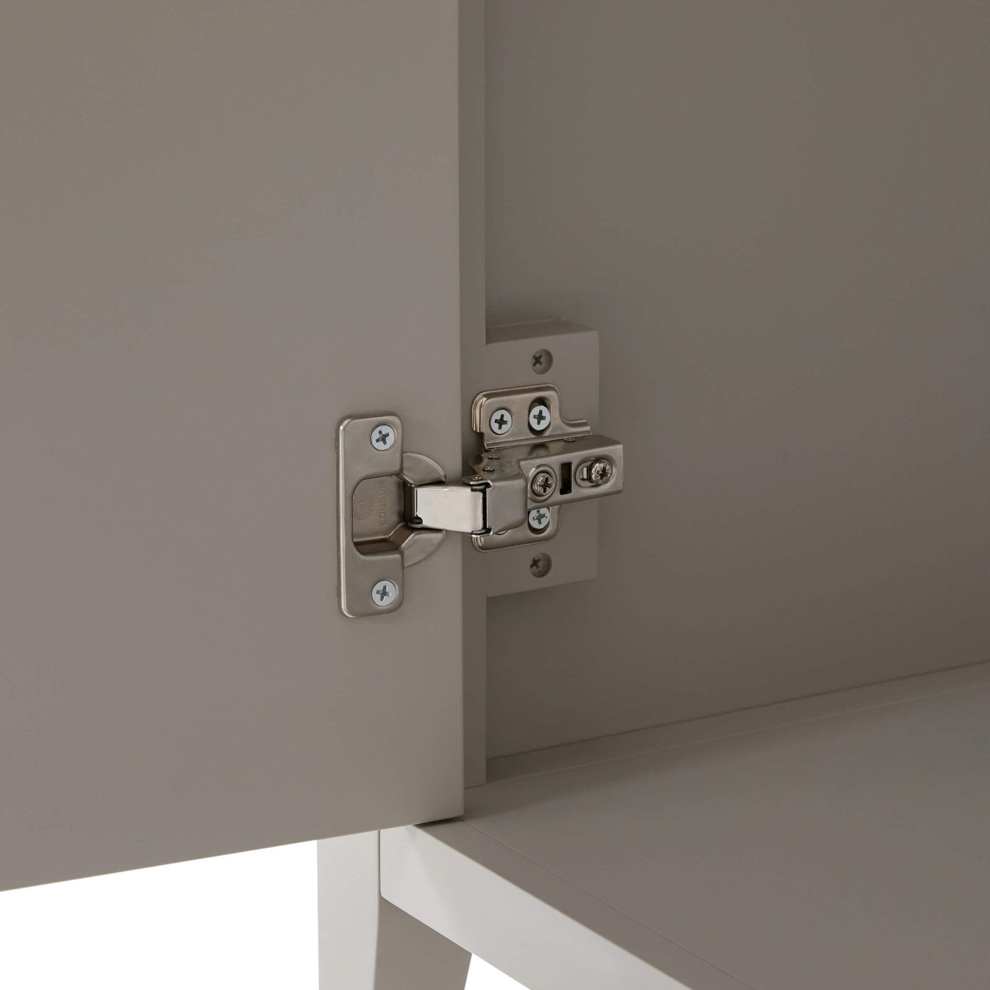 Poppy 4 Door Wardrobe - Taupe - DUSK