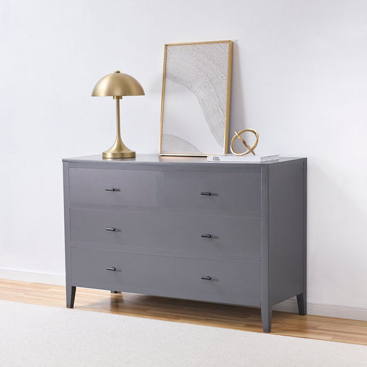 Poppy 4 Drawer Chest - Charcoal - DUSK