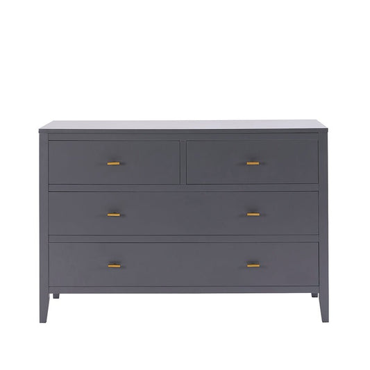 Poppy 4 Drawer Chest - Charcoal - DUSK