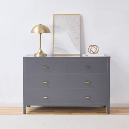 Poppy 4 Drawer Chest - Charcoal - DUSK