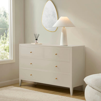 Poppy 4 Drawer Chest - Cream - DUSK