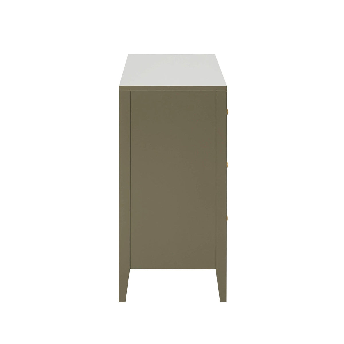 Poppy 4 Drawer Chest - Muted Moss Green - DUSK