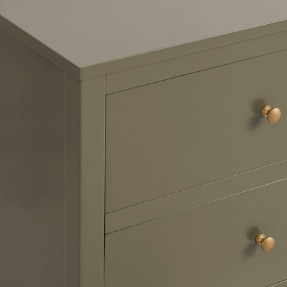 Poppy 4 Drawer Chest - Muted Moss Green - DUSK