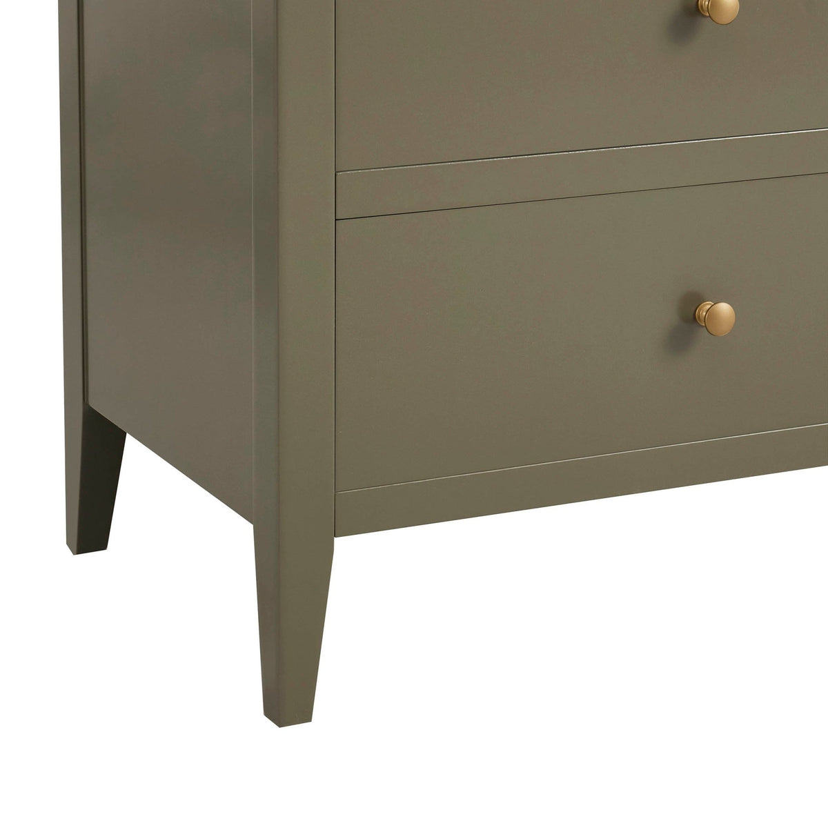 Poppy 4 Drawer Chest - Muted Moss Green - DUSK