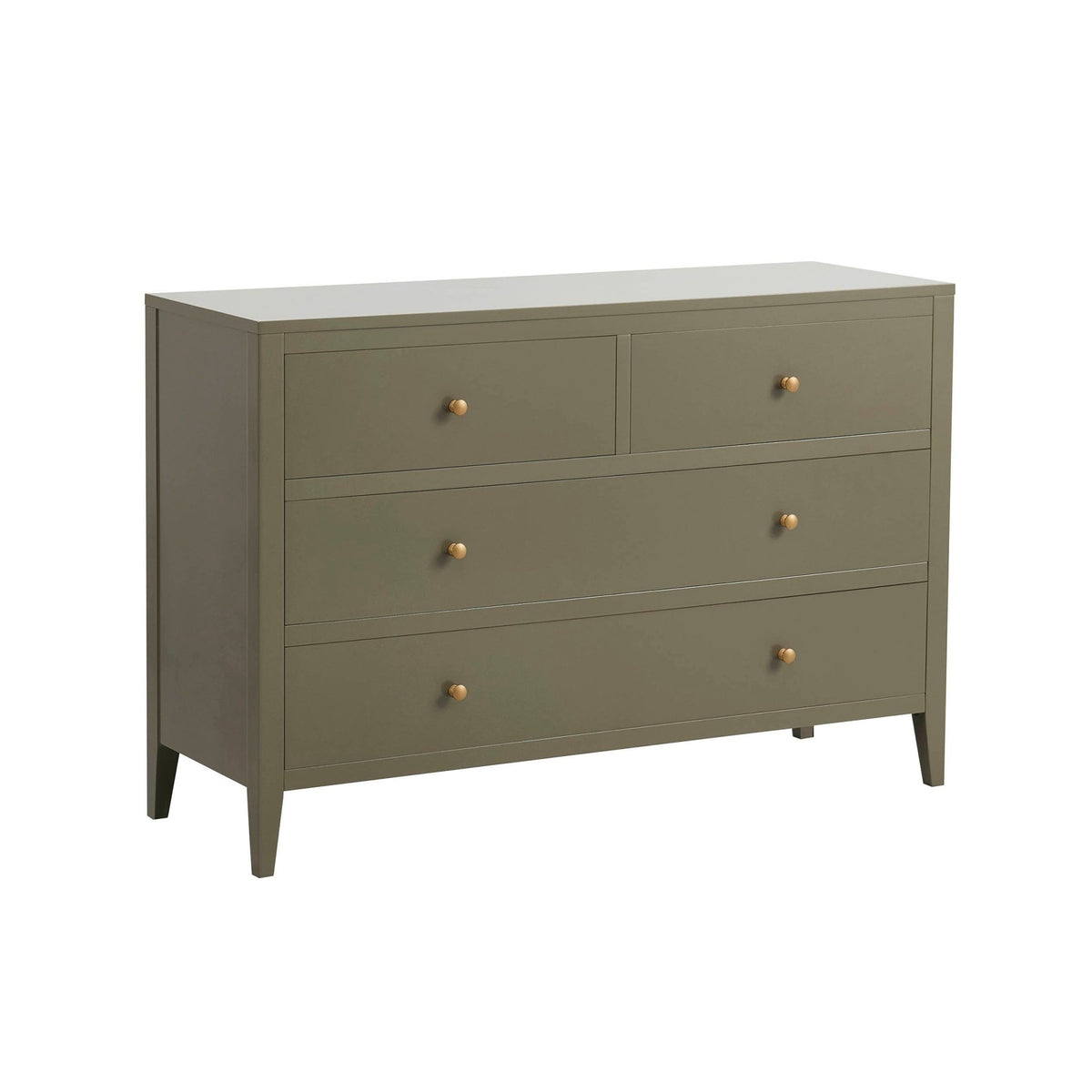 Poppy 4 Drawer Chest - Muted Moss Green - DUSK