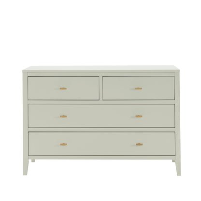 Poppy 4 Drawer Chest - Sage Green - DUSK