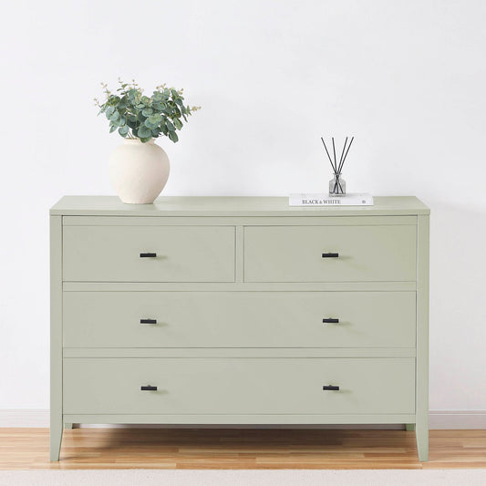 Poppy 4 Drawer Chest - Sage Green - DUSK