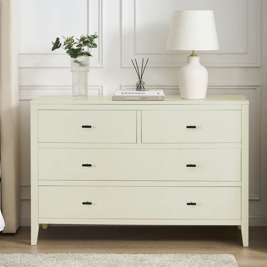 Poppy 4 Drawer Chest - Stone - DUSK