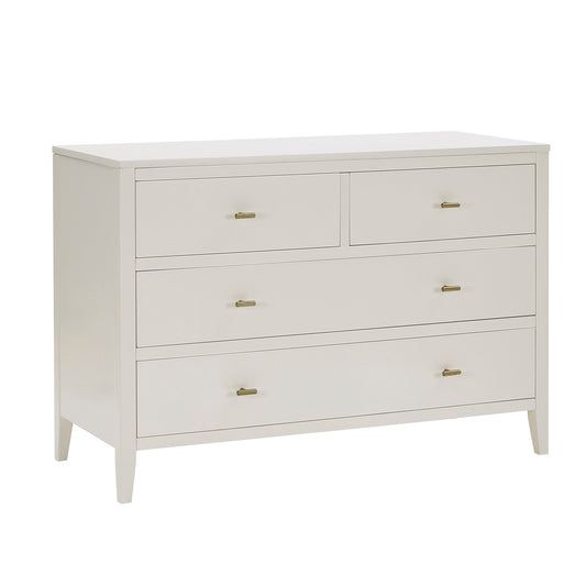 Poppy 4 Drawer Chest - Stone - DUSK