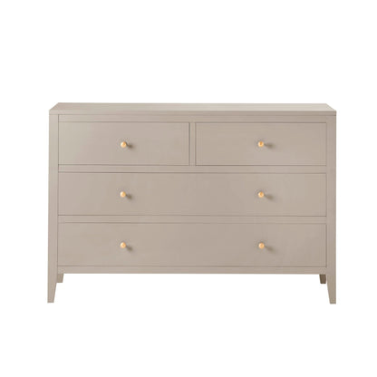 Poppy 4 Drawer Chest - Taupe - DUSK