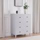 Poppy 5 Drawer Chest - Grey - DUSK