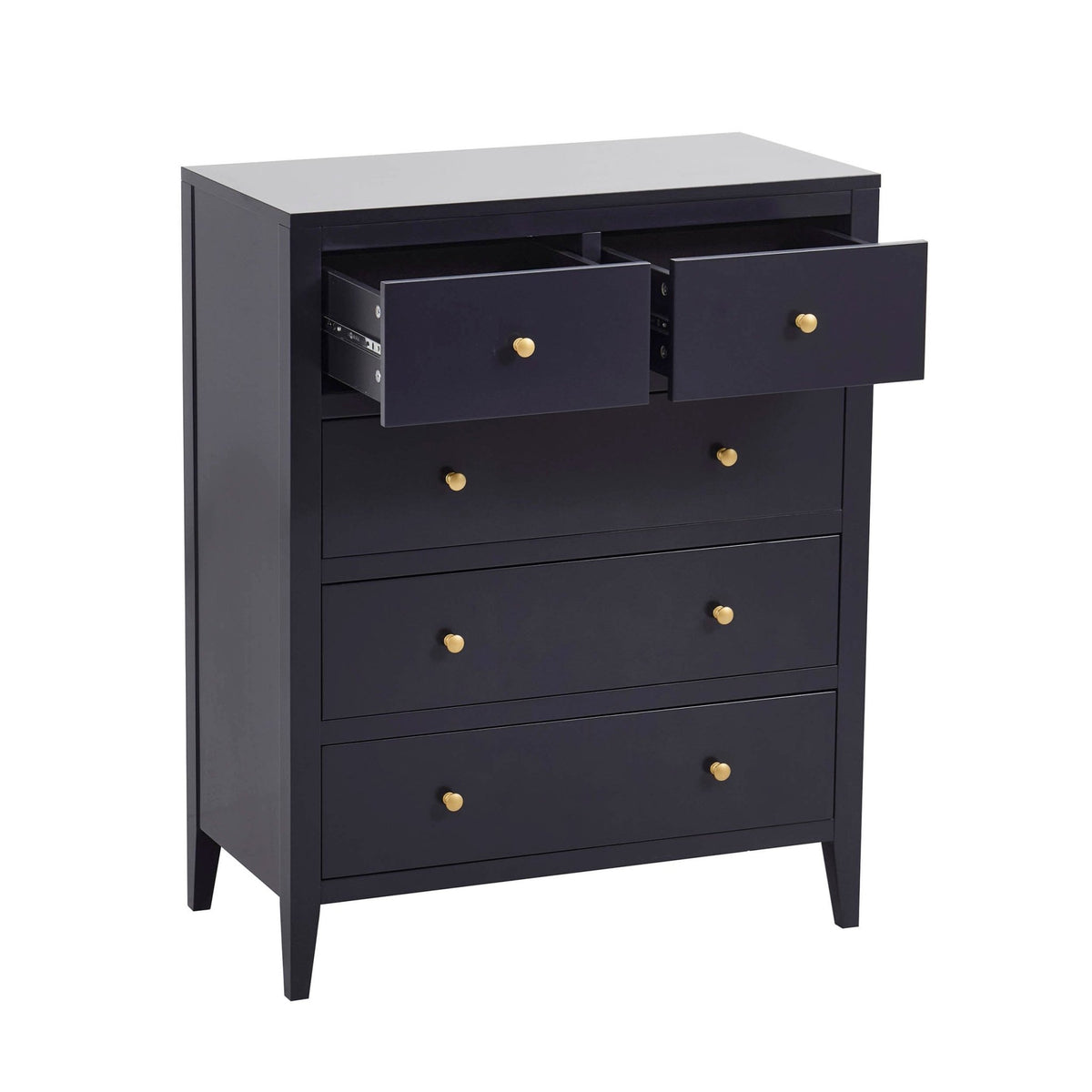 Poppy 5 Drawer Chest - Midnight - DUSK