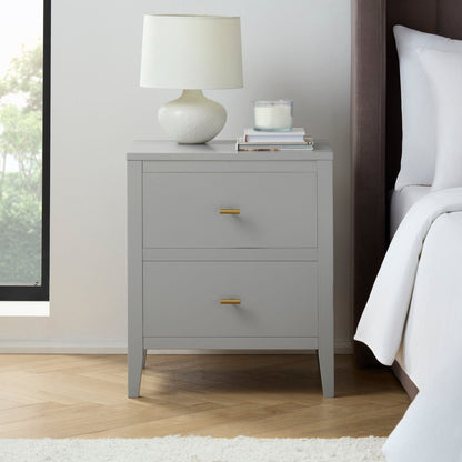 Poppy Bedside Table - Grey - DUSK