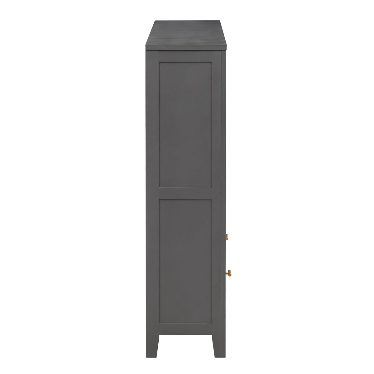 Poppy Bookshelf with Drawer - Charcoal - DUSK