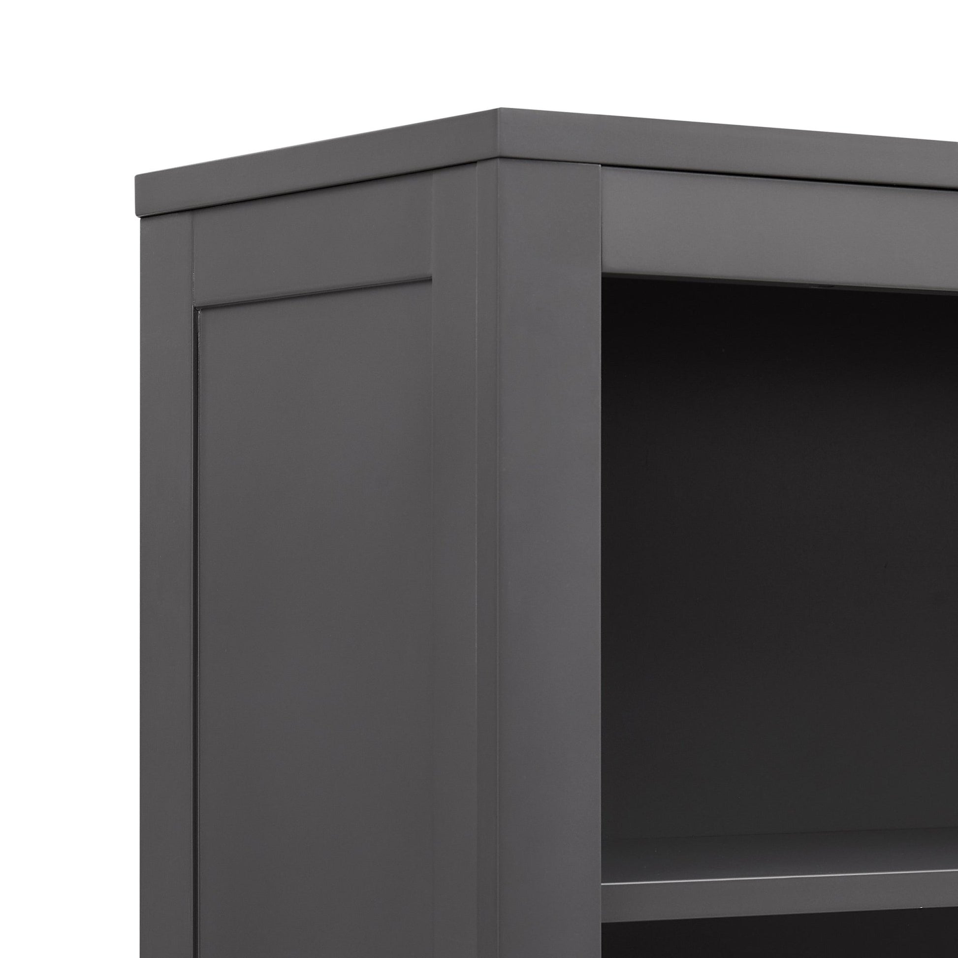 Poppy Bookshelf with Drawer - Charcoal - DUSK