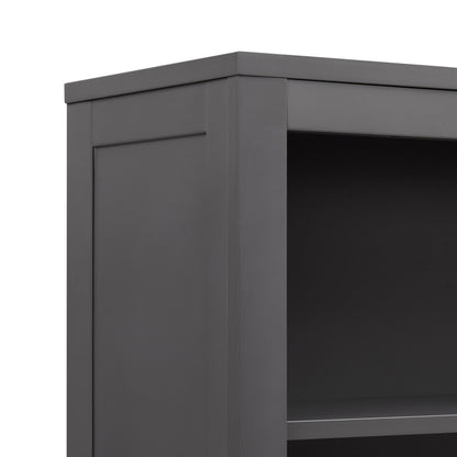 Poppy Bookshelf with Drawer - Charcoal - DUSK