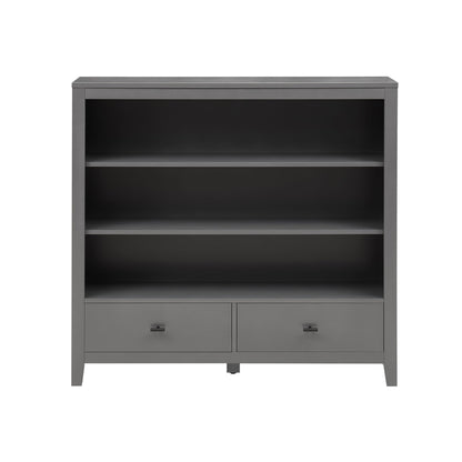 Poppy Bookshelf with Drawer - Charcoal - DUSK