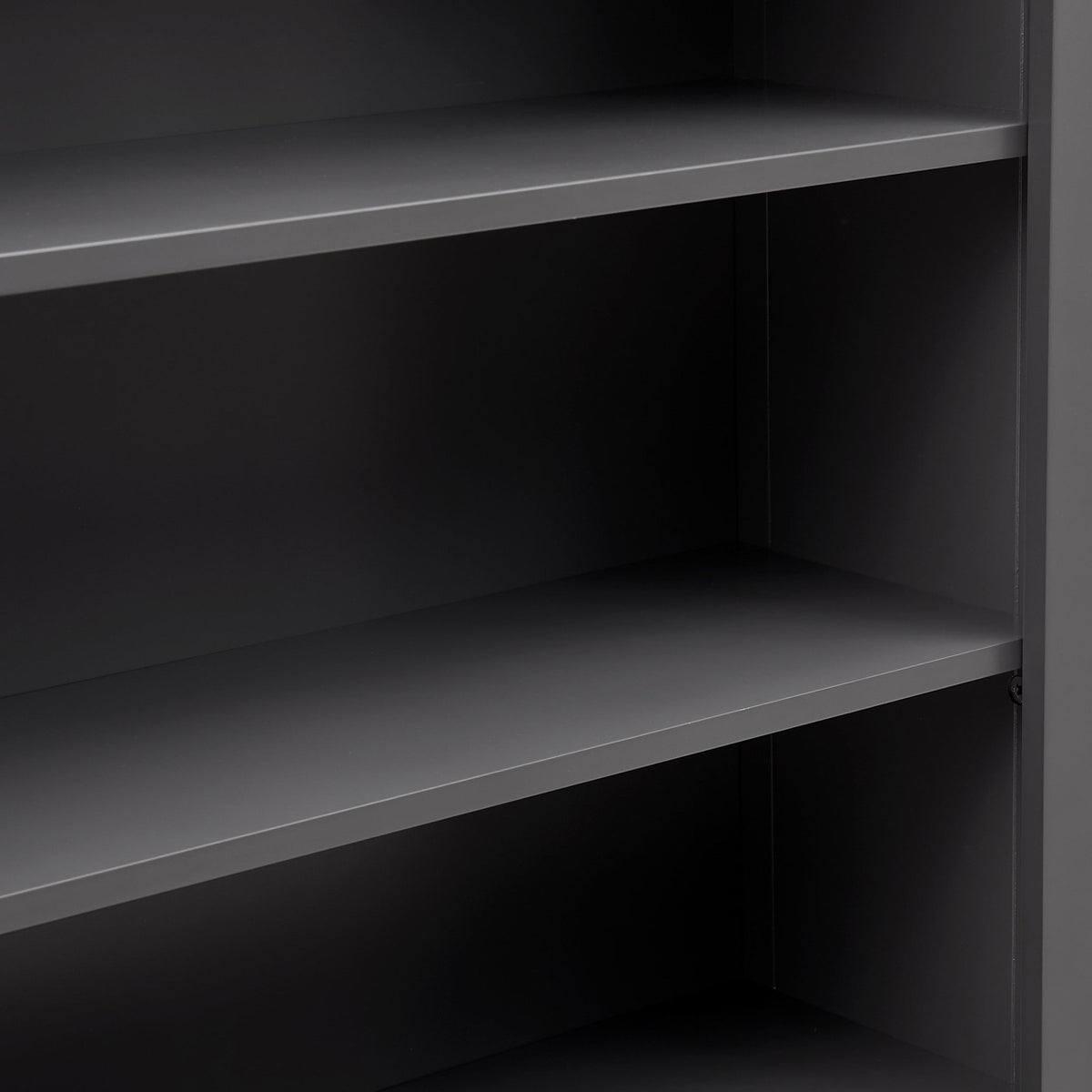 Poppy Bookshelf with Drawer - Charcoal - DUSK