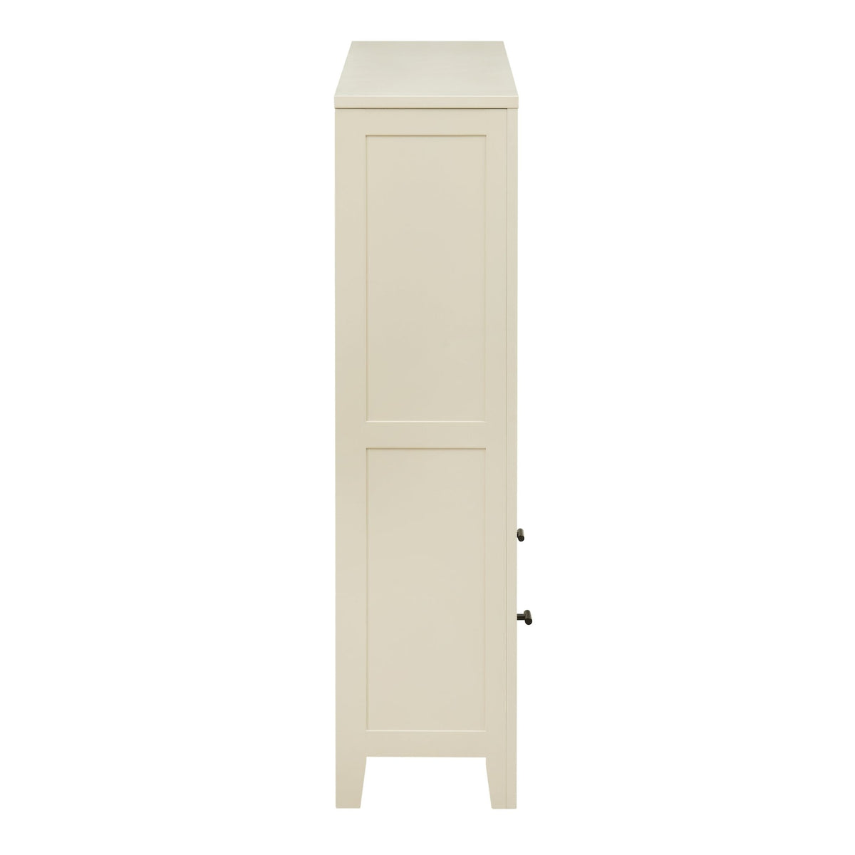 Poppy Bookshelf with Drawer - Cream - DUSK