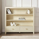 Poppy Bookshelf with Drawer - Cream - DUSK