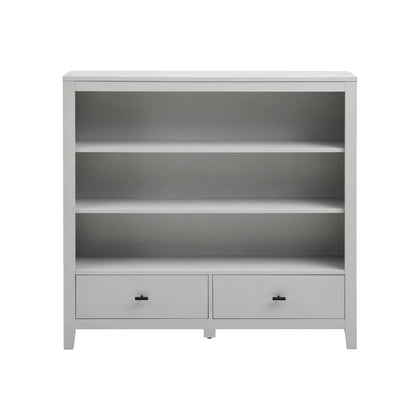 Poppy Bookshelf with Drawer - Grey - DUSK