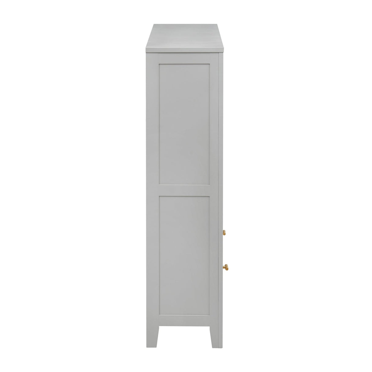 Poppy Bookshelf with Drawer - Grey - DUSK