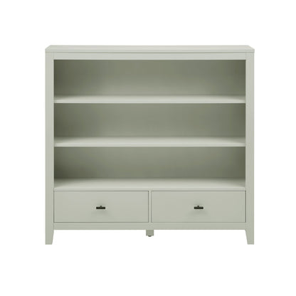Poppy Bookshelf with Drawer - Sage Green - DUSK