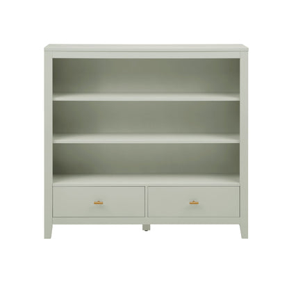 Poppy Bookshelf with Drawer - Sage Green - DUSK