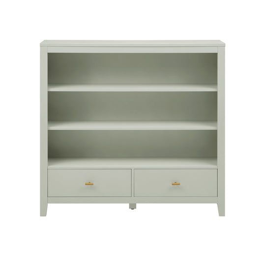 Poppy Bookshelf with Drawer - Sage Green - DUSK