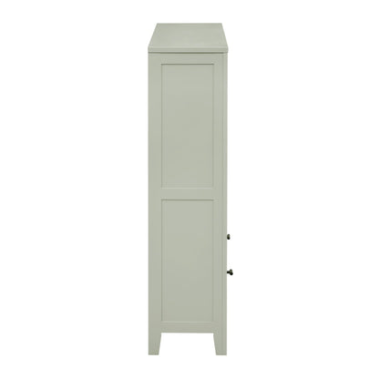 Poppy Bookshelf with Drawer - Sage Green - DUSK