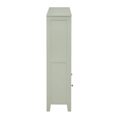 Poppy Bookshelf with Drawer - Sage Green - DUSK