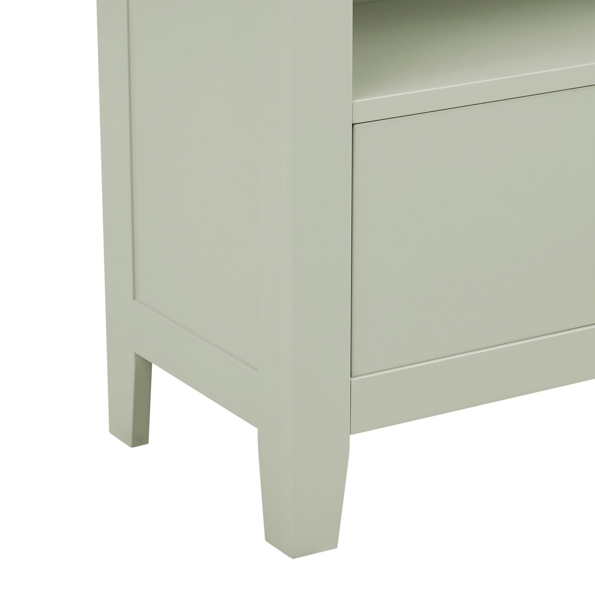 Poppy Bookshelf with Drawer - Sage Green - DUSK