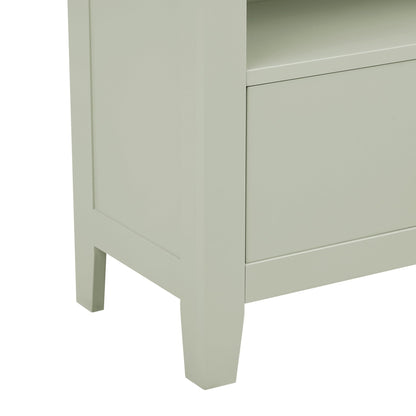 Poppy Bookshelf with Drawer - Sage Green - DUSK