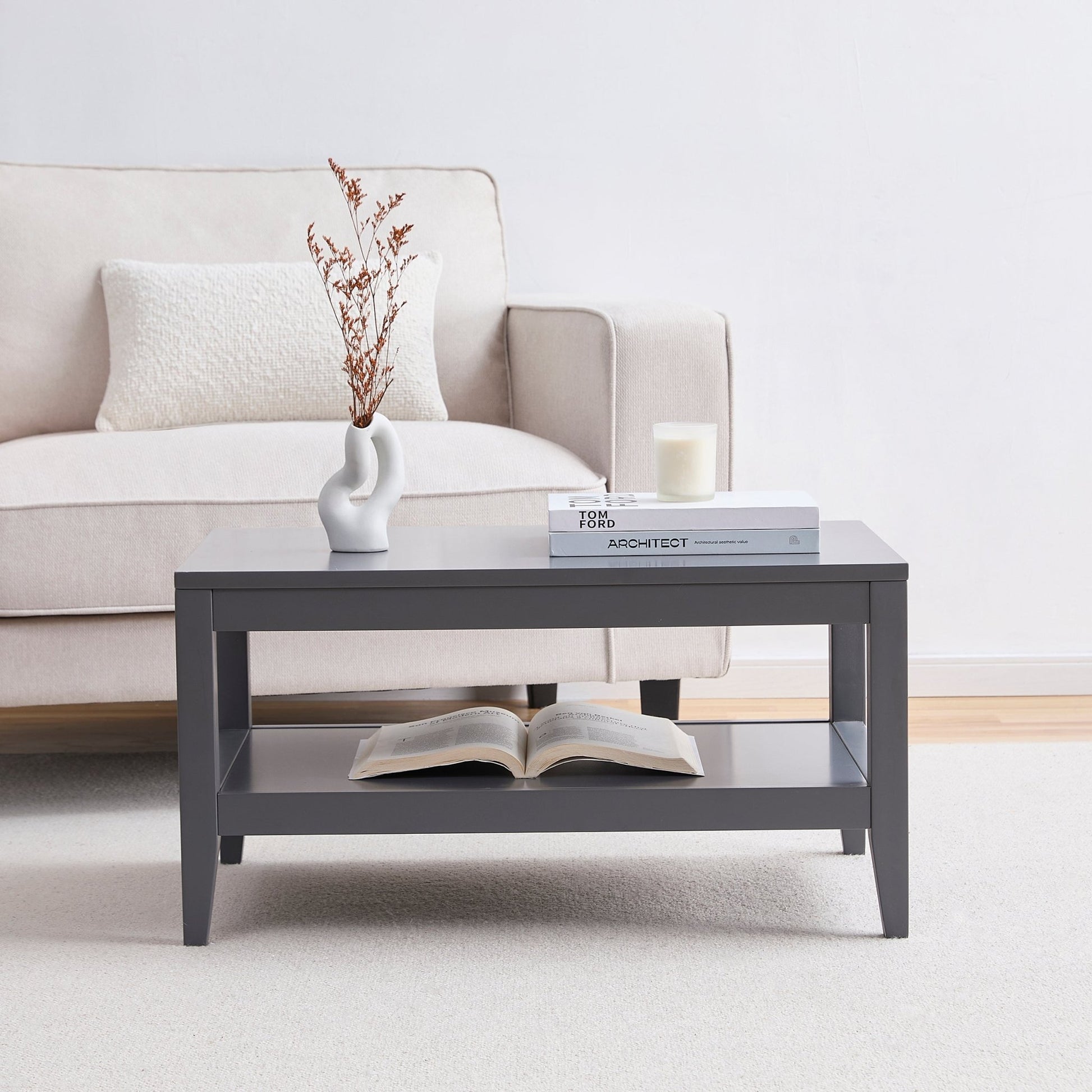 Poppy Coffee Table - Charcoal - DUSK