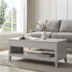 Poppy Coffee Table Desk - Grey - DUSK