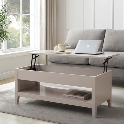 Poppy Coffee Table Desk - Pebble - DUSK