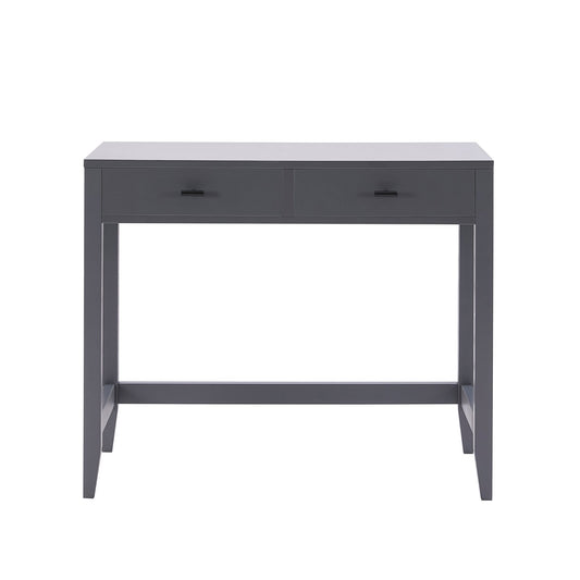 Poppy Console Dressing Table - Charcoal - DUSK