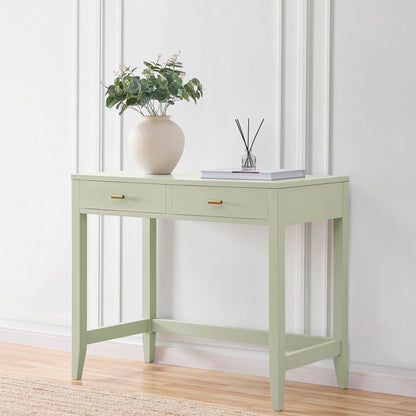 Poppy Console Dressing Table - Sage Green - DUSK