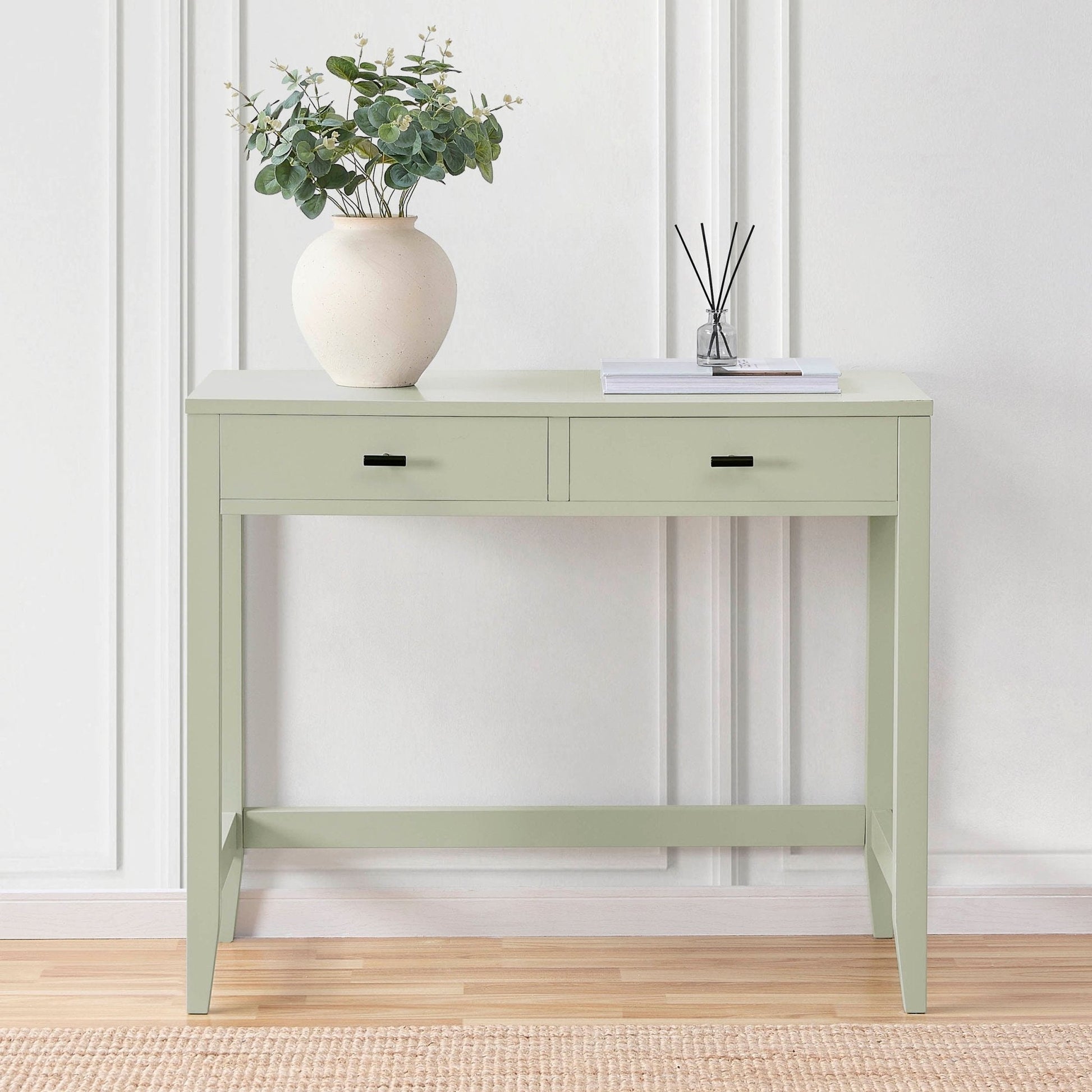 Poppy Console Dressing Table - Sage Green - DUSK