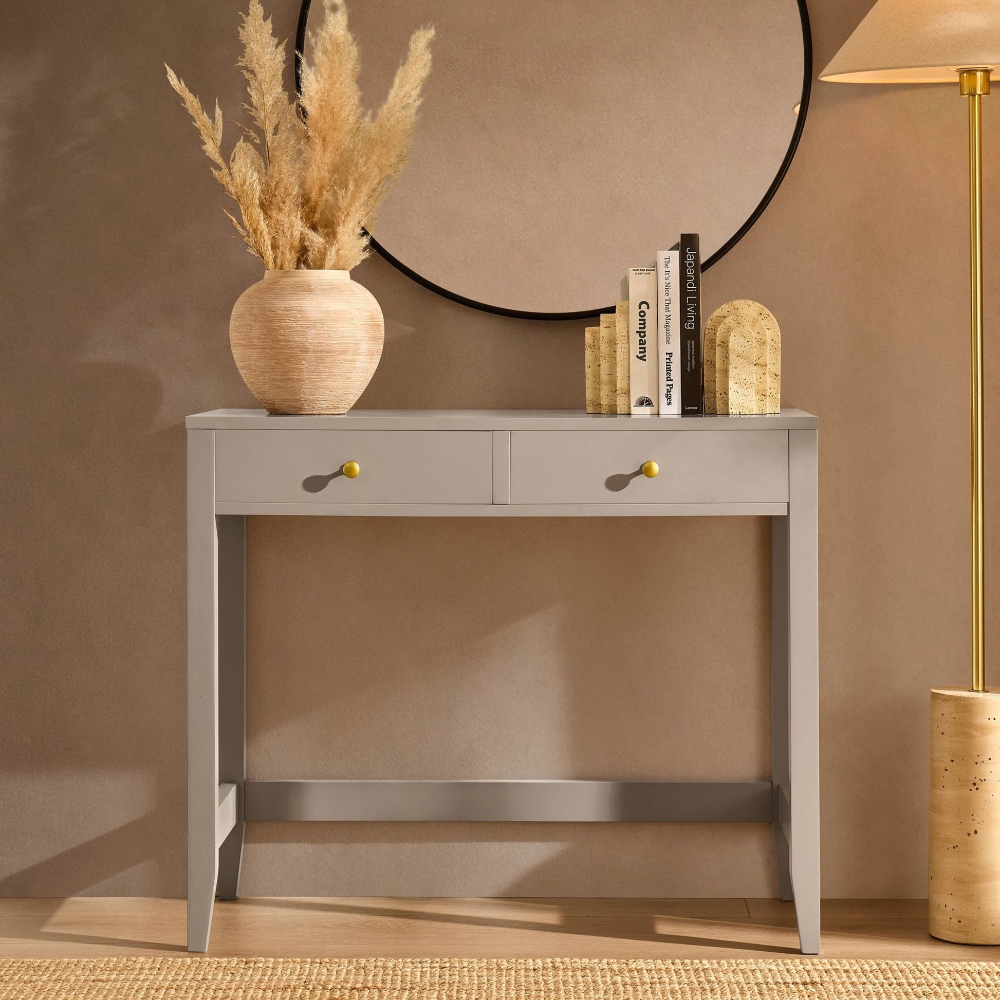 Poppy Console Table - Taupe - DUSK